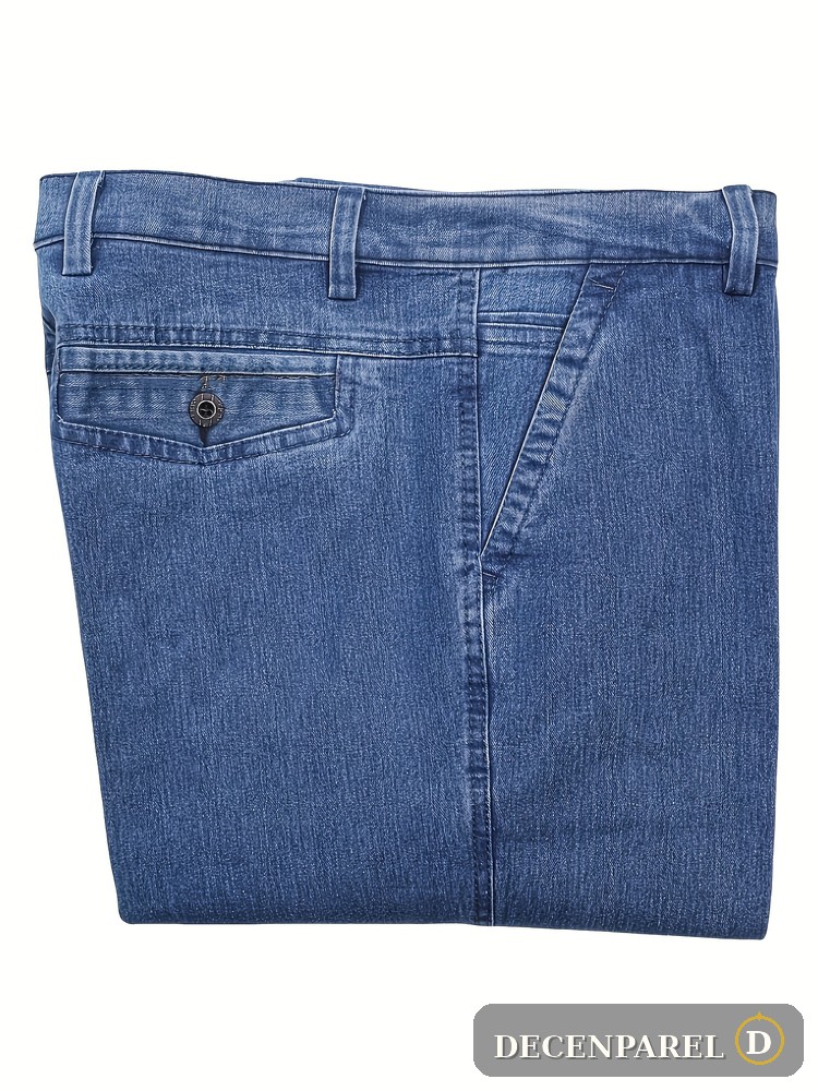 Decenparel Summer Fit High-Waisted Straight-Leg Trousers